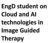 Engineering Doctorate (EngD) student specializing in Cloud and AI technologies for Image Guided Therapy.